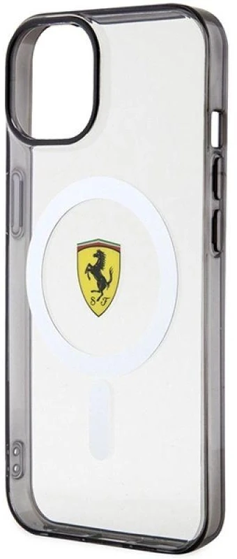 Ferrari FEHMP14MURKT Apple iPhone 14 Plus / 15 Plus 6.7″ skaidrus kietas dėklas Outline Magsafe
