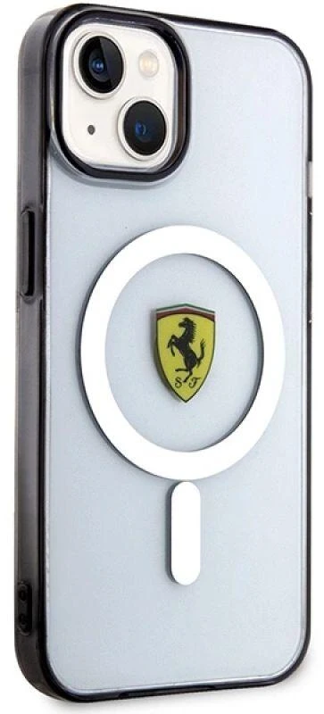 Ferrari FEHMP14MURKT Apple iPhone 14 Plus / 15 Plus 6.7″ skaidrus kietas dėklas Outline Magsafe