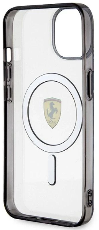 Ferrari FEHMP14MURKT Apple iPhone 14 Plus / 15 Plus 6.7″ skaidrus kietas dėklas Outline Magsafe