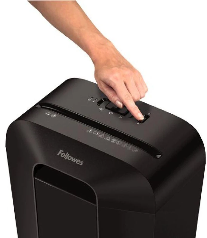 Fellowes Powershred | LX41 | Juodas | 17 L | Kreditinių kortelių smulkinimas | Popieriaus apdorojimo standartas / išvestis 8 lapai per eigą | Mini-Cut smulkintuvas | Garantija 24 mėn.
