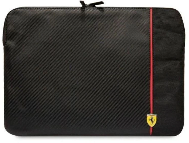 Ferrari Dėklas kompiuteriui FECS14AXBK 14″ juodos spalvos Carbon&Smooth