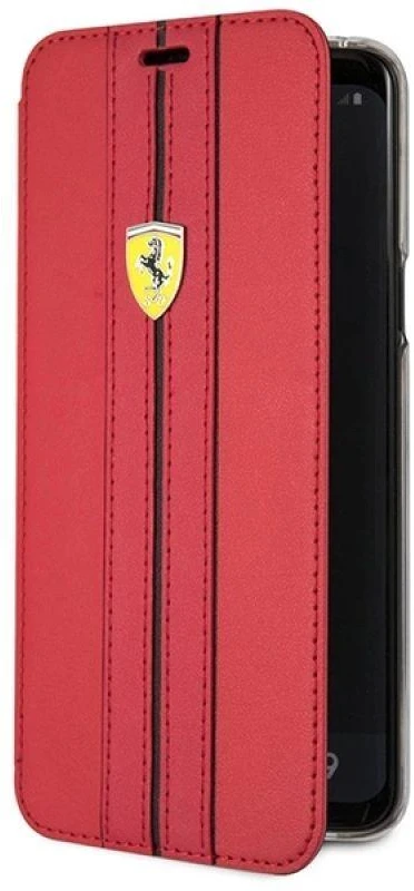 Dėklas „Ferrari“ knyga FESURFLBKTS9REB S9 G960 raudona miesto