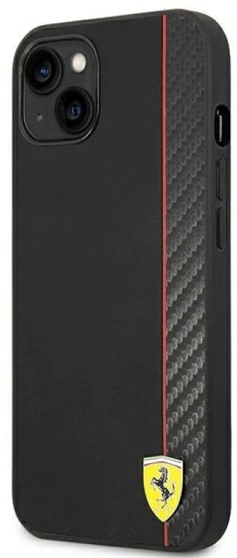 Ferrari FEHCP14MAXBK Apple iPhone 14 Plus / 15 Plus 6.7″ juodos spalvos kietas dėklas Carbon