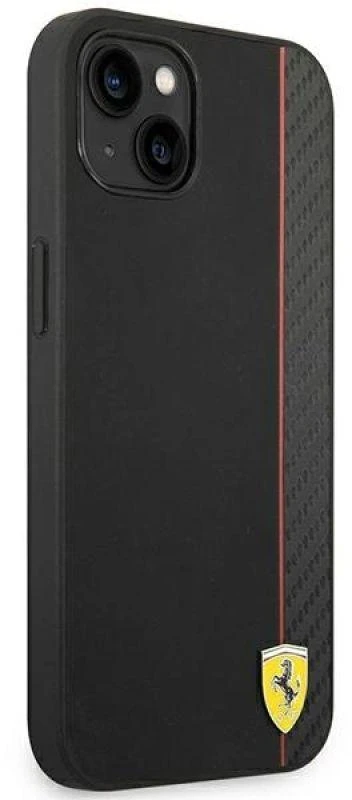 Ferrari FEHCP14MAXBK Apple iPhone 14 Plus / 15 Plus 6.7″ juodos spalvos kietas dėklas Carbon
