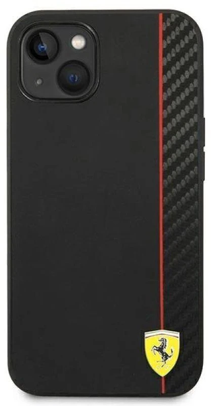 Ferrari FEHCP14MAXBK Apple iPhone 14 Plus / 15 Plus 6.7″ juodos spalvos kietas dėklas Carbon