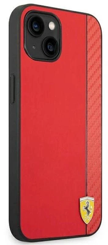Ferrari FEHCP14MAXRE Apple iPhone 14 Plus / 15 Plus 6.7″ red kietas dėklas Carbon