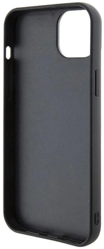 Ferrari FEHCP15MRDUK Apple iPhone 15 Plus / 14 Plus 6.7″ juodos spalvos kietas dėklas Quilted Metal Logo