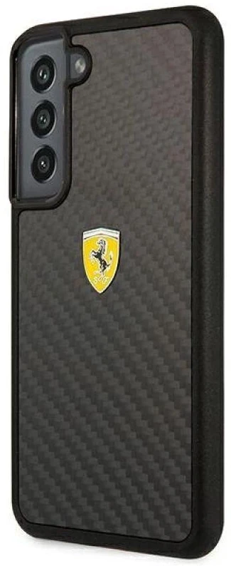 Ferrari FEHCS22MFCAK S22+ S906 juodos spalvos kietas dėklas On Track Real Carbon