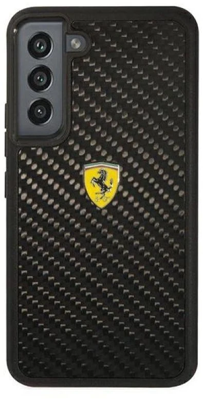Ferrari FEHCS22MFCAK S22+ S906 juodos spalvos kietas dėklas On Track Real Carbon