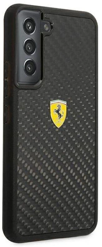 Ferrari FEHCS22MFCAK S22+ S906 juodos spalvos kietas dėklas On Track Real Carbon