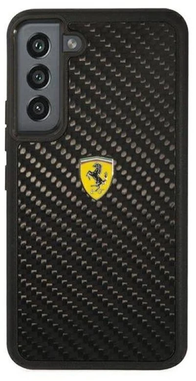 Ferrari FEHCS22SFCAK S22 S901 juodos spalvos kietas dėklas On Track Real Carbon