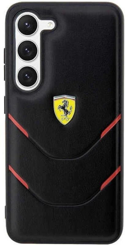 Ferrari FEHCS23SPBAK S23 S911juodos spalvos kietas dėklas Hot Stamp Lines