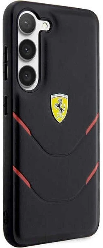 Ferrari FEHCS23SPBAK S23 S911juodos spalvos kietas dėklas Hot Stamp Lines