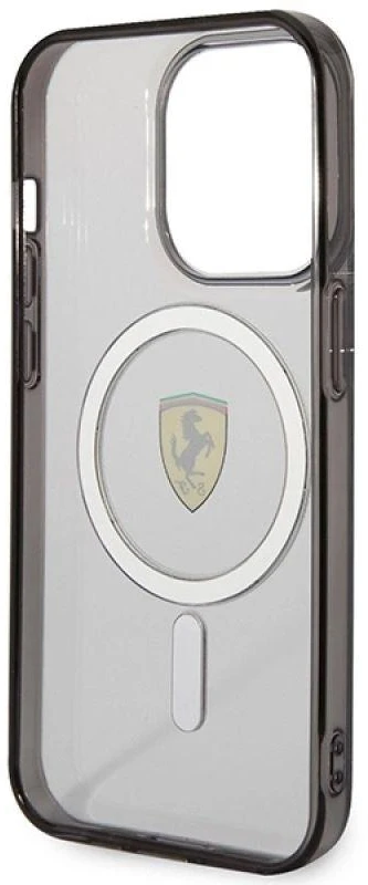 Ferrari FEHMP14LURKT Apple iPhone 14 Pro 6,1″ skaidrus kietas dėklas Outline Magsafe