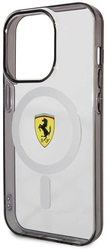 Ferrari FEHMP14LURKT Apple iPhone 14 Pro 6,1″ skaidrus kietas dėklas Outline Magsafe