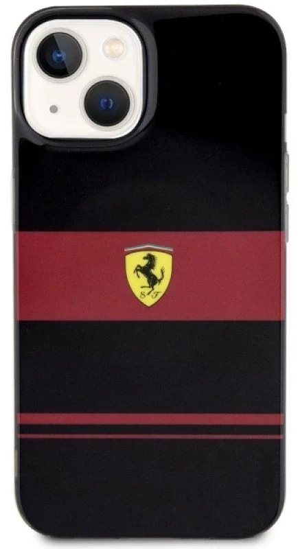 Ferrari FEHMP14SUCOK Apple iPhone 14 / 15 / 13 6.1″ juodos spalvos kietas dėklas IMD Combi Magsafe