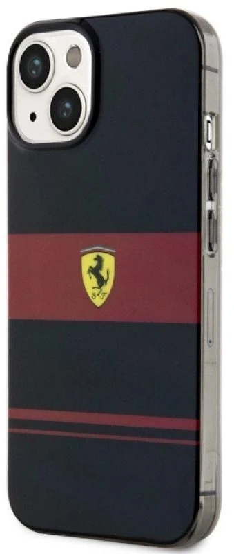Ferrari FEHMP14SUCOK Apple iPhone 14 / 15 / 13 6.1″ juodos spalvos kietas dėklas IMD Combi Magsafe