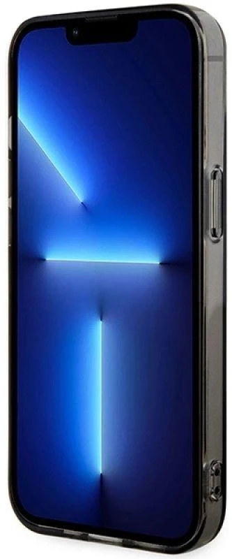 Ferrari FEHMP14SURKK Apple iPhone 14 / 15 / 13 6.1″ juodos spalvos kietas dėklas Translucent Magsafe
