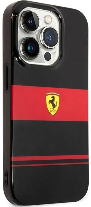 Ferrari FEHMP14XUCOK Apple iPhone 14 Pro Max 6.7″ juodos spalvos kietas dėklas IMD Combi Magsafe