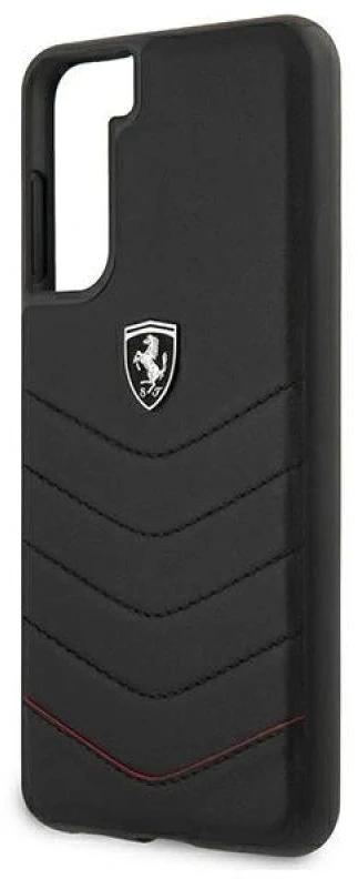 Ferrari FEHQUHCS21MBK S21+ G996 juodos spalvos kietas dėklas Off Track Quilted