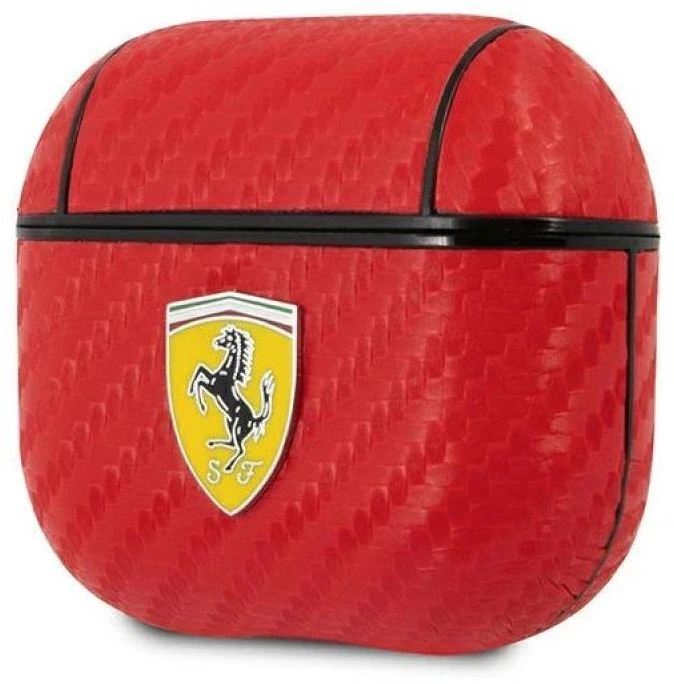 Ferrari FESA3CARE AirPods 3 dėklas red On Track PU Carbon