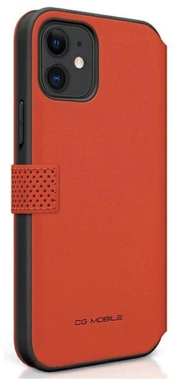 Dėklas Ferrari FESPEFLBKP12SRE Apple iPhone 12 mini 5,4″ raudonos spalvos book On Track Perforated