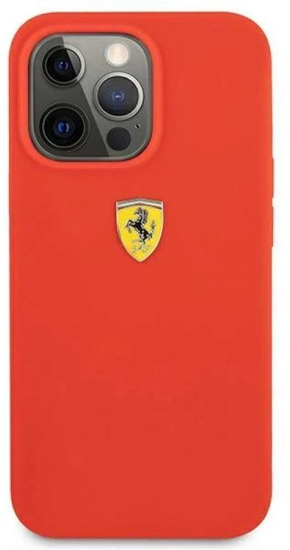 Apple iPhone 13 Pro Max Ferrari dėklas Silicone (FESSIHCP13XRE) raudonos spalvos