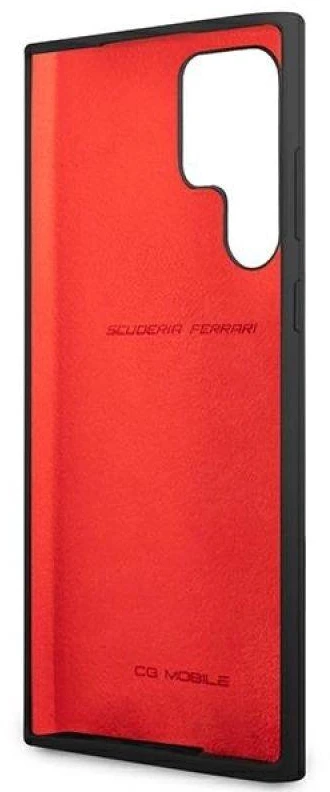 Ferrari FESSIHCS22LBK S22 Ultra S908 juodos spalvos kietas dėklas On Track Silicone