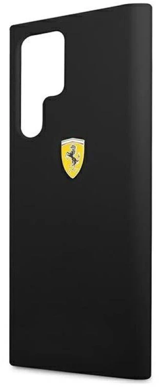 Ferrari FESSIHCS22LBK S22 Ultra S908 juodos spalvos kietas dėklas On Track Silicone