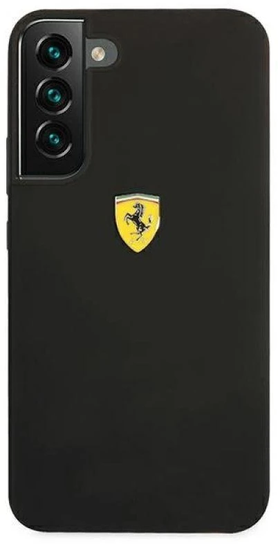 Ferrari FESSIHCS22MBK S22+ S906 juodos spalvos kietas dėklas On Track Silicone