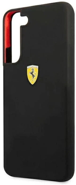 Dėklas Ferrari FESSIHCS22SBK S22 S901 juoda/juodas hardcase On Track Silicone