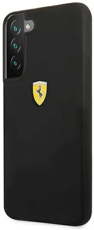 Dėklas Ferrari FESSIHCS22SBK S22 S901 juoda/juodas hardcase On Track Silicone