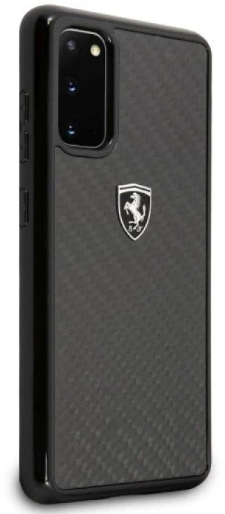 Ferrari kietas dėklas FEHCAHCS62BK S20 G980 juodos spalvos Carbon Heritage