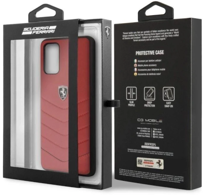 Telefono dėklas Ferrari FEHQUHCS67RE S20+ G985