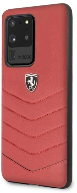 Ferrari kietas dėklas FEHQUHCS69RE S20 Ultra G988 red Heritage