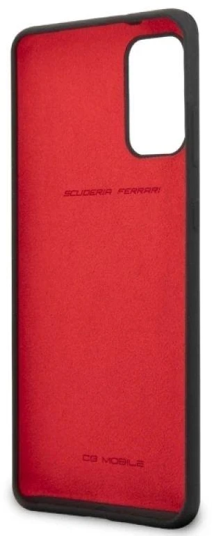 Samsung Galaxy S20+ Ferrari dėklas silikoninis (FESSIHCS67BK) juodos spalvos
