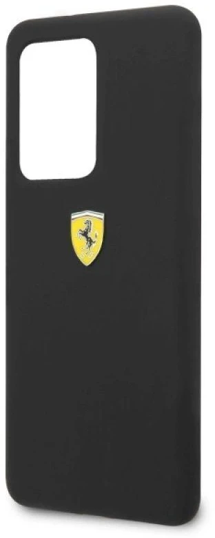 Ferrari kietas dėklas FESSIHCS69BK Samsung Galaxy S20 Ultra (G988) juodos spalvos Silicone Collection