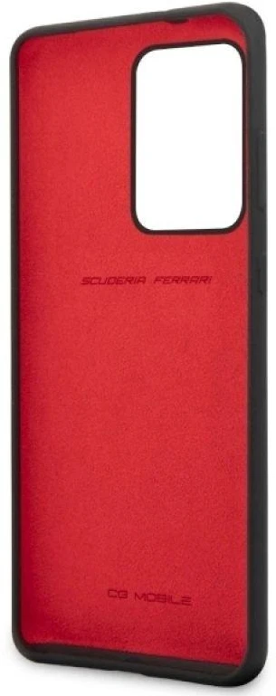 Ferrari kietas dėklas FESSIHCS69BK Samsung Galaxy S20 Ultra (G988) juodos spalvos Silicone Collection