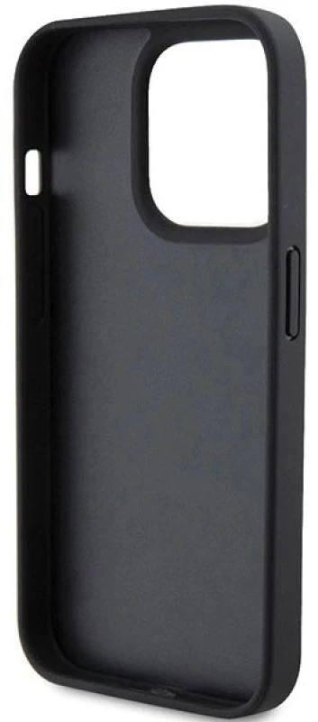 Ferrari FEHCP15LRDUK Apple iPhone 15 Pro 6.1″ juodos spalvos kietas dėklas Quilted Metal Logo