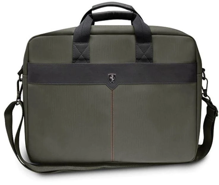 Ferrari krepšys kompiuteriui FEOCECB15KA 16″ Khaki Off Track Scuderia Collection