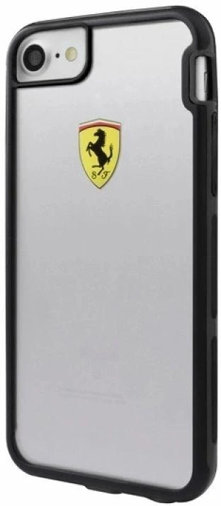 Ferrari kietas dėklas FEHCP7TR3 Apple iPhone 7/8/SE 2020 / SE 2022 skaidrus Racing Shockproof