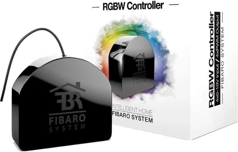 Fibaro | RGBW Controller | Z-Wave Plus | Juodas