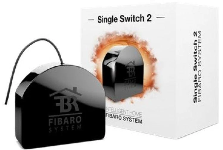 Fibaro | Single Switch 2 | Z-Wave | Juodas