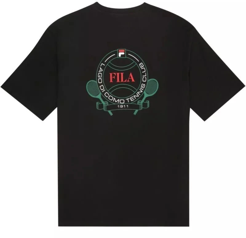 Fila Parella vyriški marškinėliai juodi FAM1108 80010