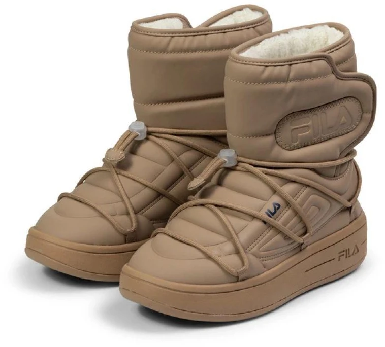 Fila Superbubble Boot moteriški žieminiai pašiltinti aulinukai smėlio spalvos