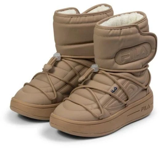 Fila Superbubble Boot moteriški žieminiai pašiltinti aulinukai smėlio spalvos