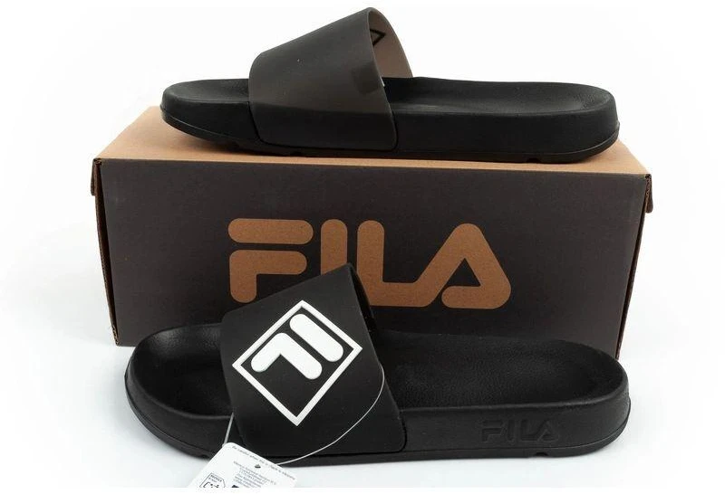 Fila vyriškos sportinės šlepetės Morro, patogios, madingos, juodos