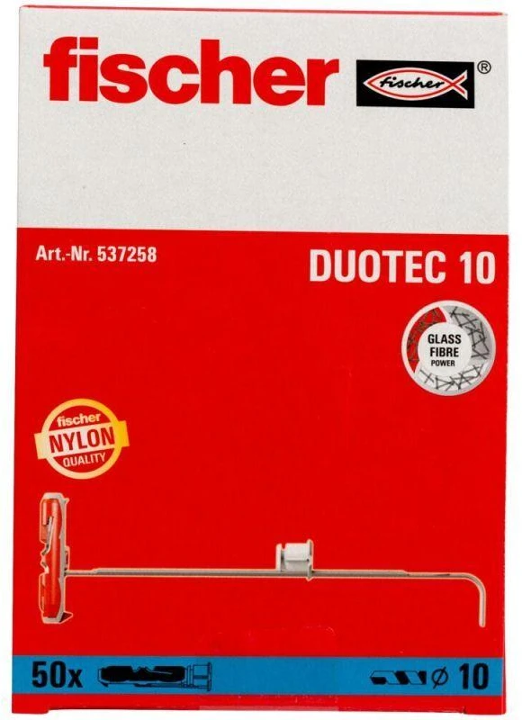 FISCHER PIN DUOTEC 10 50vnt.