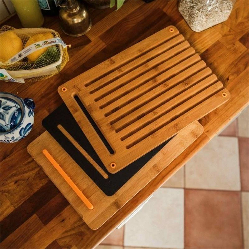 Fiskars Functional Form bambukinių pjaustymo lentelių rinkinys
