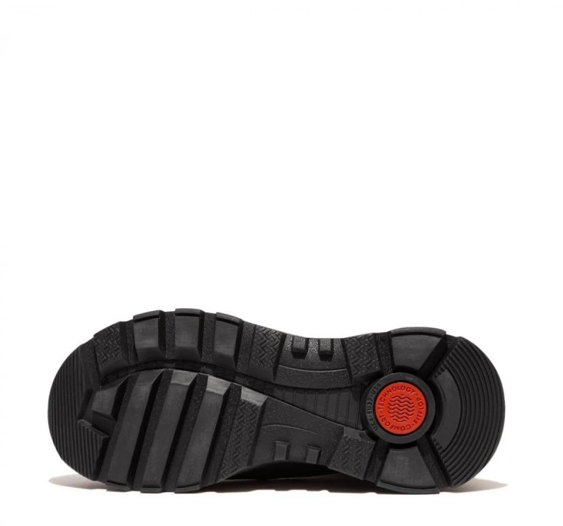 FitFlop Neo-D-Hyker Vandeniui atsparūs tekstilės/zomšos žygio batai W GP3-090